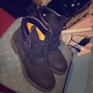 Black timberlands size 11.5